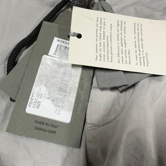 Canali NWT Black Edition Pleated Drawstring Chinos Size 58 US 40 Pull-On Poplin - Picture 6 of 8